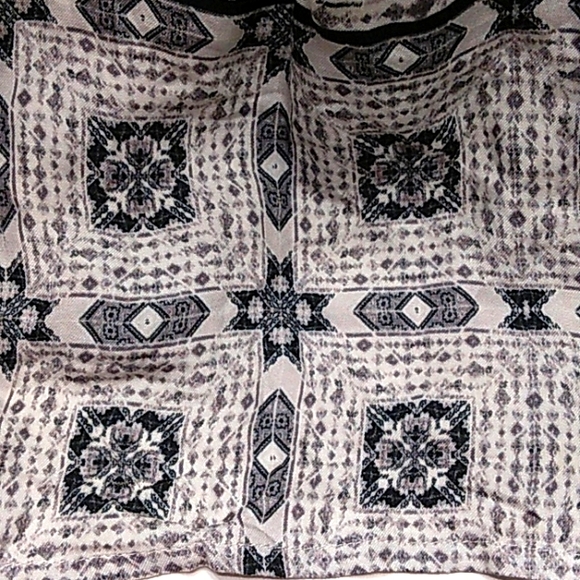 New ☆SPLENDID☆ Brand Boho Taos Geo Boarder Print Sleeveless Flowing Maxi Dress - Picture 13 of 13